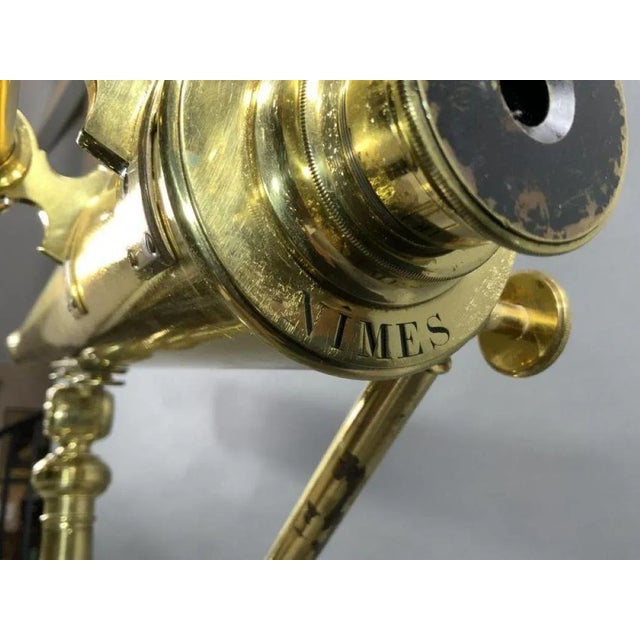 Nautical J Cazalin of France Tripod Library Telescope For Sale - Image 3 of 7