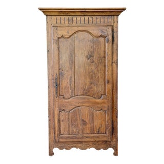 18th Century French Provincial Bonnetière Armoire, Circa 1780 For Sale
