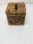 Late 20th Century Vintage Seagrass Tissue Box Cover For Sale - Image 5 of 5
