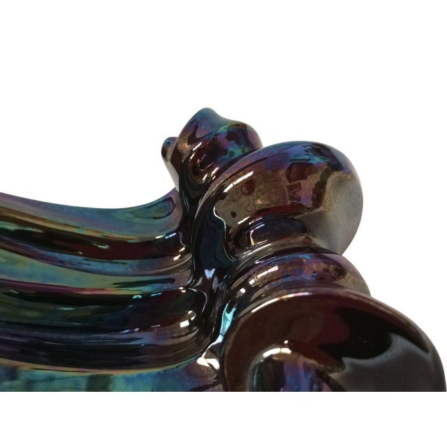 Guido Mariani, Waves, 1980s, Ceramic, Set of 2 For Sale - Image 11 of 18