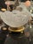 Vintage French Rock Crystal Bowl on Giltwood Stand For Sale In Dallas - Image 6 of 7