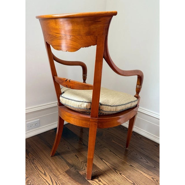 Late 20th Century KPS Group Style Italian Directoire Arm Chair For Sale - Image 4 of 16