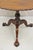 Antique Georgian Chippendale Pie Crust Mahogany Ball and Claw Tilt Top Table For Sale - Image 4 of 12
