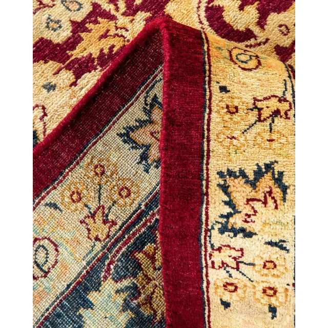 Mogul, One-of-a-Kind Hand-Knotted Area Rug in Red, 7' 10" x 10' 6" For Sale In New York - Image 6 of 8