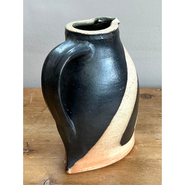 Ceramic Vintage Original Studio Pottery Pitcher For Sale - Image 7 of 12