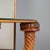 Wood Oak Console Table with Mirror For Sale - Image 7 of 10