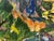 Abstract Abstract Oil Painting "Sunrise" by Lebedeva Valentina Nikolaevna For Sale - Image 3 of 12