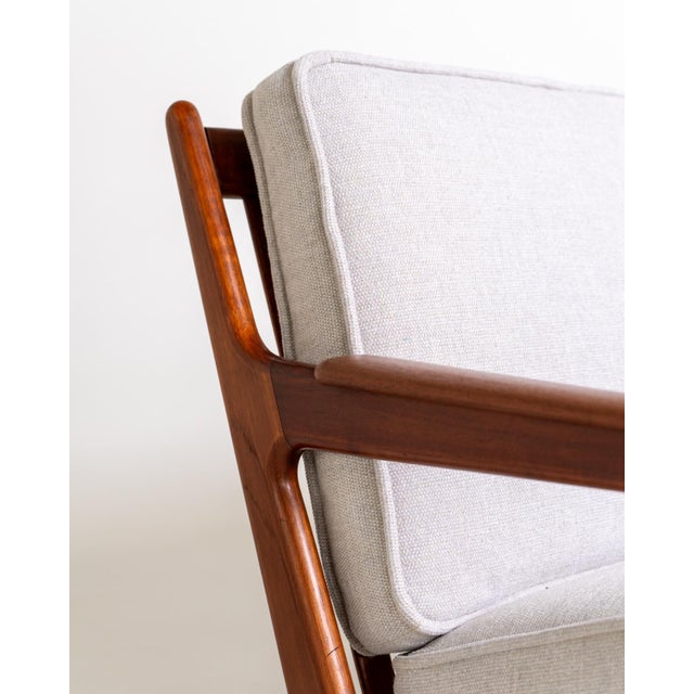 Brown Sofa by Arne Hovmand-Olsen, Denmark, 1960s For Sale - Image 8 of 12