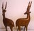 Mid-20th Century Kamba Wood Carving Pair Standing Gazelle/Antelope Figurines VTG / 2 For Sale - Image 4 of 6