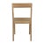 Simple Teak Outdoor Dining Chair For Sale - Image 4 of 6