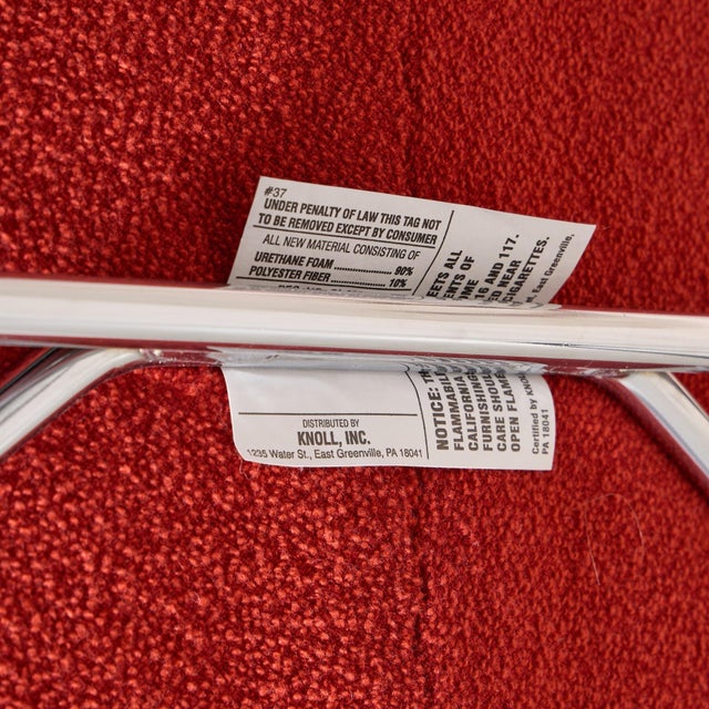 Eero Saarinen for Knoll Mid Century Womb Chair With Ottoman For Sale - Image 10 of 10
