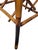 A beautiful vintage burnt bamboo side table bottle wine rack holder.. This is such a pretty real bamboo side table with a...