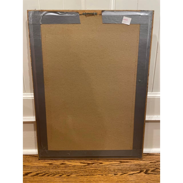 Late 20th Century Neutral Stilllife Painting Unsigned - Creams and Browns, Bottle and Veggies For Sale - Image 5 of 8