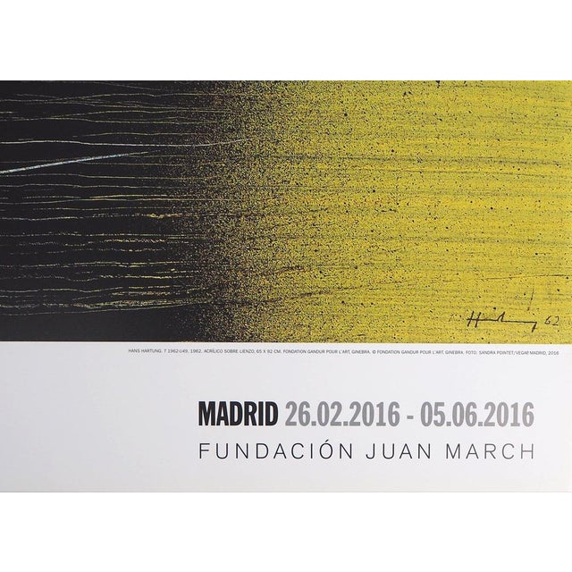 Modern Composition Abstraite Poster after Hans Hartung For Sale - Image 3 of 6