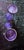 Postmodern 1980s Postmodern Oggetti Style Amethyst Swirl Art Glass Floor Vases - A Pair For Sale - Image 3 of 7