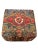 Turkish Vintage Multi Color Turkish Kilm Ottoman For Sale - Image 3 of 12