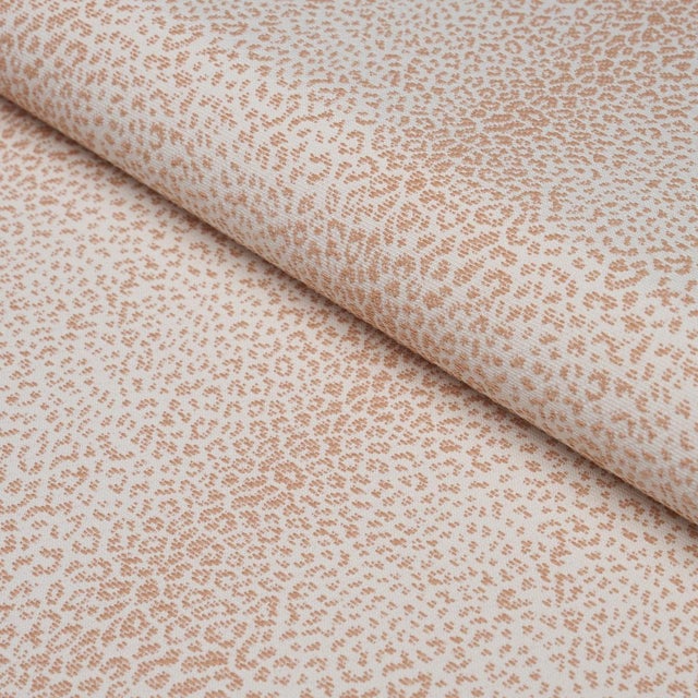 Schumacher Schumacher Mini Leopard Outdoor Fabric In Blush For Sale - Image 4 of 6