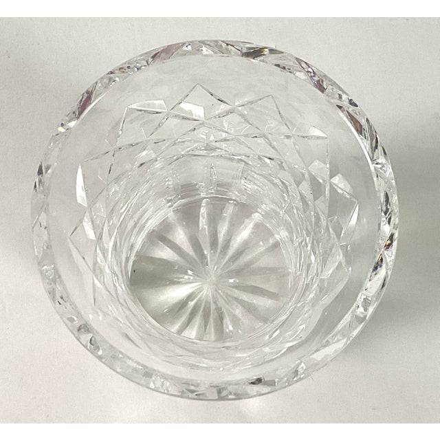 Waterford Crystal of Ireland – Diamond and Wedge 6 Inch Vase For Sale - Image 10 of 10