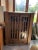 Brown Antique Hungarian Oak Glass and Wood Cabinet For Sale - Image 8 of 8