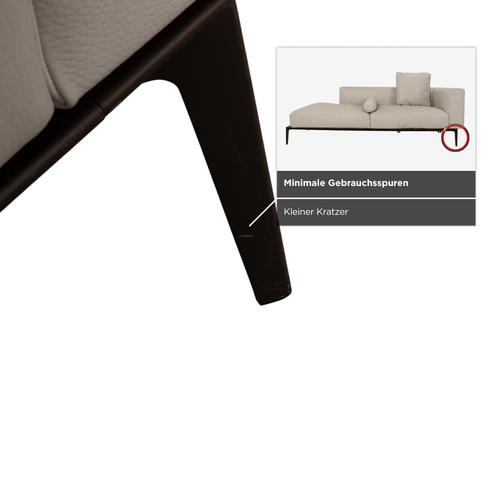 Jaan Living Set Leather Three-Seater and Two-Seater Grey Cream Sofa from Walter Knoll and Wilhelm Knoll, Set of 2 For Sale - Image 16 of 18