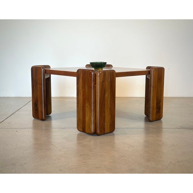 Brown Coffee Table by Mario Marenco for Mobil Girgi, 1970s For Sale - Image 8 of 11