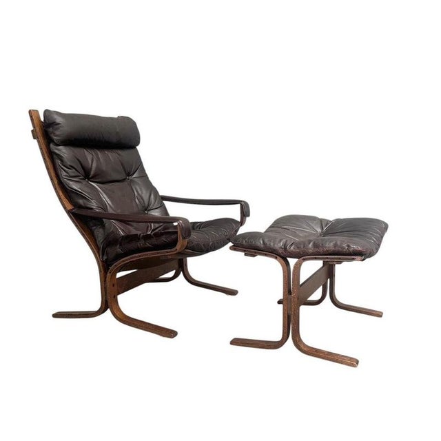 Set of Siësta Lounge Chair and Ottoman by Ingmar Relling, 1960s For Sale - Image 16 of 16