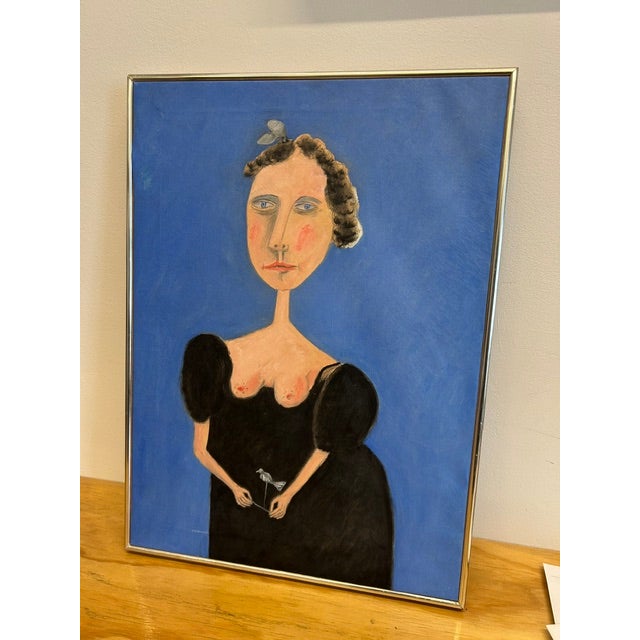 American 1970s Oil Painting by Benjamin Levy For Sale - Image 3 of 6