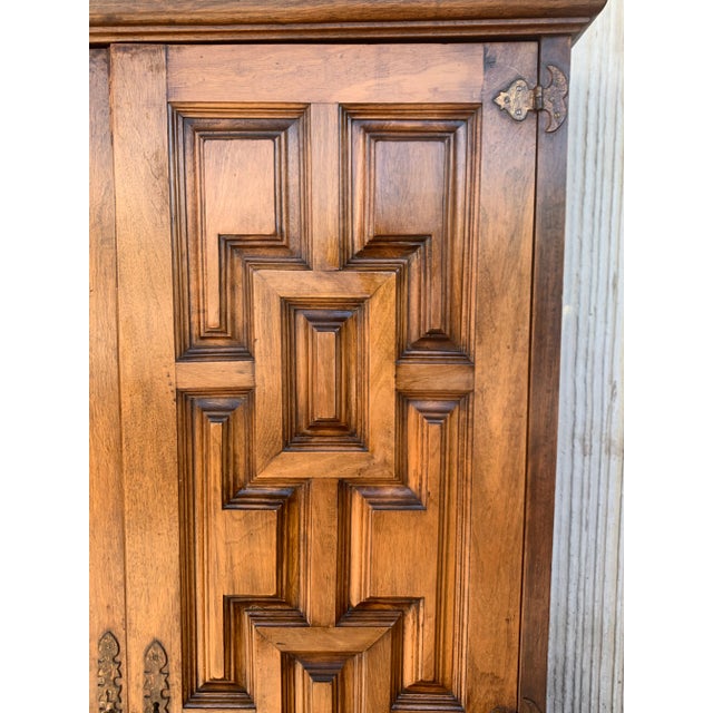 20th Century Baroque Walnut Armoire For Sale - Image 9 of 13