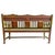 Chartreuse Vintage Colonial Bench For Sale - Image 4 of 8