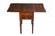 Antique cherry drop leaf side accent table. This table features American federal styling with dropleaf sides, two drawers,...