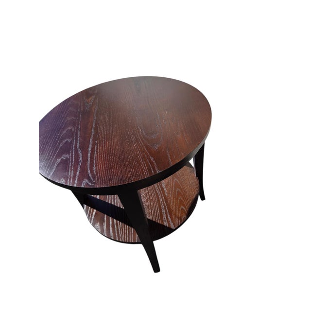 Wood Vintage Ethan Allen Horizons Collections Lamp Side End Table Pedestal Shelf Stand For Sale - Image 7 of 16