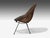Italian Modern Metal & Bamboo Rattan Lounge Chair- Italy, 1950s For Sale - Image 4 of 9
