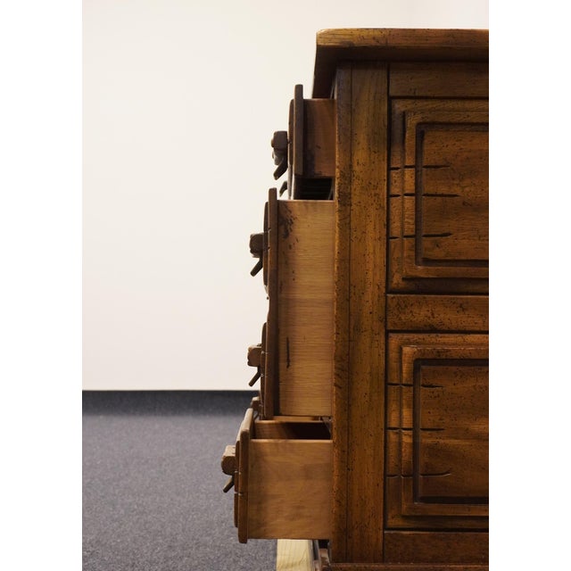High End Vintage Rustic Southwestern Cowboy Style 56" Writing Desk 7054 For Sale In Kansas City - Image 6 of 12