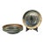 Vintage Annieglass Roman Antique Bowls – 24k Gold Rim – Signed 1980s – 8.5” (Set of 4) For Sale