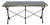 Matthew Izzo Home Avignon Hand Hammered Iron Bistro Dining Table - 63"w For Sale