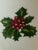 Lefton Vintage Mid 20th Century Bone China Holly Berries Bell For Sale - Image 4 of 6