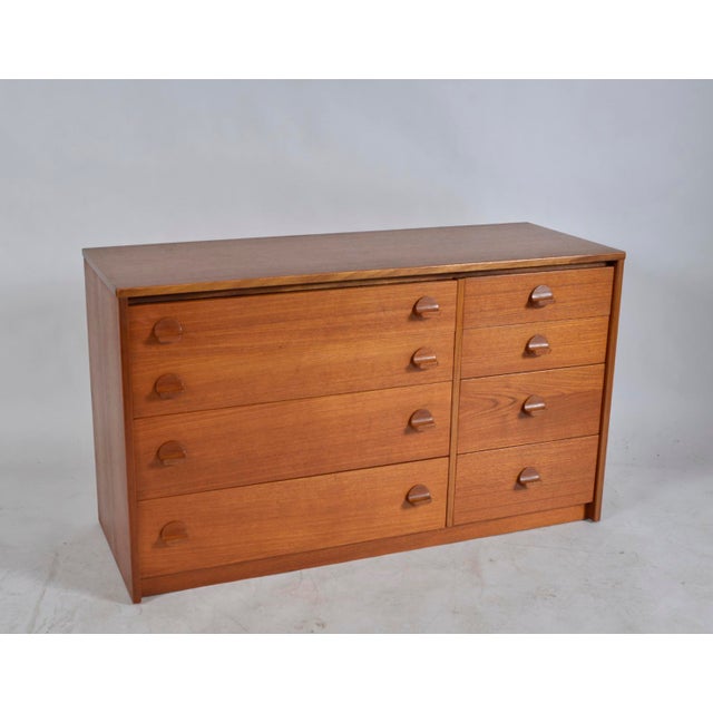 Mid-Century Modern Mid-Century Teak Cantata Chest of 8 Drawers by Ron Carter for Stag, United Kingom, 1960s For Sale - Image 3 of 18
