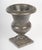 Medici vase in grey marble, 20th century. Medici marble vase, 20th century, gray marble. H: 23.5cm, D: 36cm.
