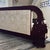 Late 19th Century Antique American Empire Mahogany Sofa With Rolled Arms and Tufted White Upholstery For Sale - Image 5 of 7