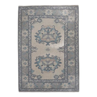 Turkish Oushak Rug 2'2" x 3'1" For Sale