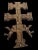 Cross of caravaca XVII century. Very beautiful cross of caravaca made in bronze. 17th Century. Measurements: 14X6 cm. Good...