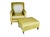 C.R. Laine Furniture Vintage Cr Laine Olive Green Leather Lounge Chair & Ottoman | George Smith Style For Sale - Image 4 of 18