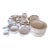 Vintage Sears Federalist White Ironstone Dinnerware Set - (Complete Service for 8 and Serving Pieces) Bonus Free Crystal Wine Glasses - 81 Pieces For Sale