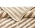 Ivory Classic Striped Hand-Knotted Wool Rug | 8'6" X 5'10" | One of a Kind For Sale - Image 8 of 8