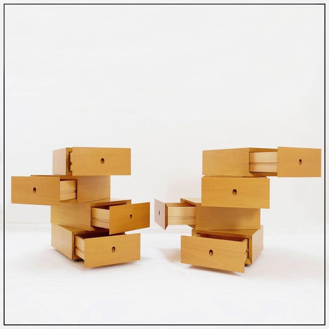 Small Sculptural Swivel Chests of Drawers, Spain, 1990s, Set of 2 For Sale - Image 16 of 16
