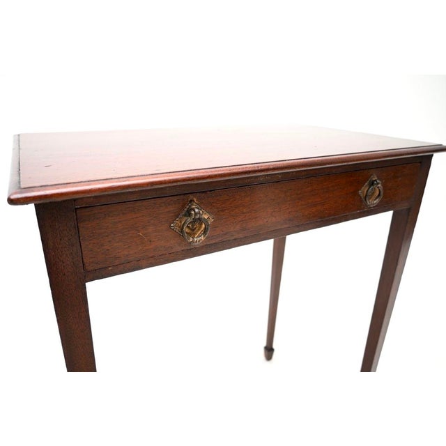 Antique Edwardian Occasional Side Table, 1900s For Sale - Image 9 of 11
