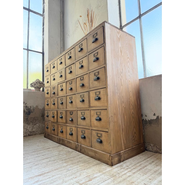 Vintage Pine Trade Sideboard, 1950s For Sale - Image 9 of 18