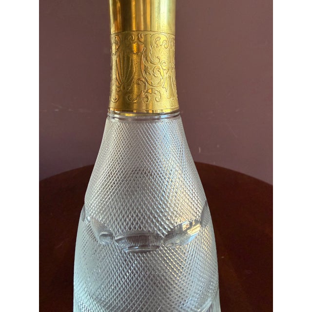 Traditional Late 20th Century Moser Splendid Large Decanter With Stopper. For Sale - Image 3 of 12