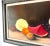 Bright Pink Vintage Signed Fruit Still Life Oil Painting on Canvas For Sale - Image 8 of 15