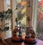 1980s Pair Vintage Ceramic Monkey Lamps For Sale - Image 5 of 5